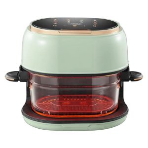air fryer (1) 4L Smart Glass Air Fryer Food Grade Professional Oil Free Air Fryers Multifunctional Electric Deep Fryer
