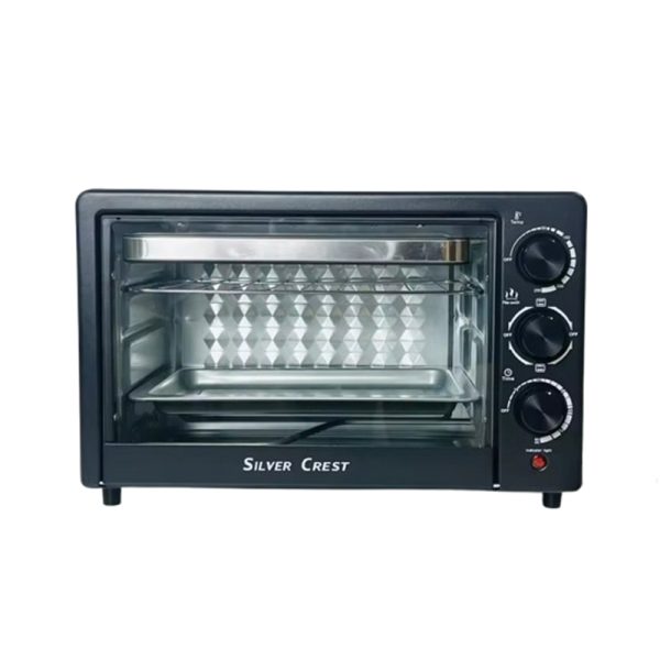 25L Electric Oven (2) 25L Electric Oven Knob- Controlled Pizza Toaster Electric Toaster Oven for Household Outdoor Use