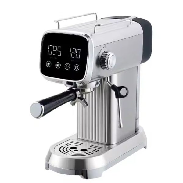 Coffee maker (4) Semi Automatic Espresso Coffee Machine With Steam Wand Stainless Steel Espresso Maker Machine Coffee Maker